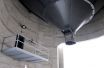 Drive thru silo with inside hopper.